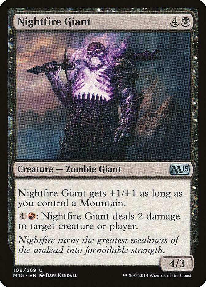 Nightfire Giant card front