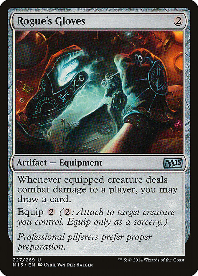 Rogue's Gloves card front