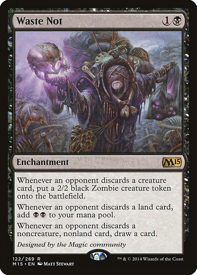 Waste Not card front