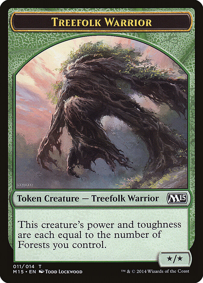 Treefolk Warrior card front