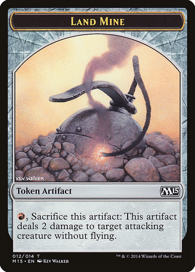 Land Mine card front