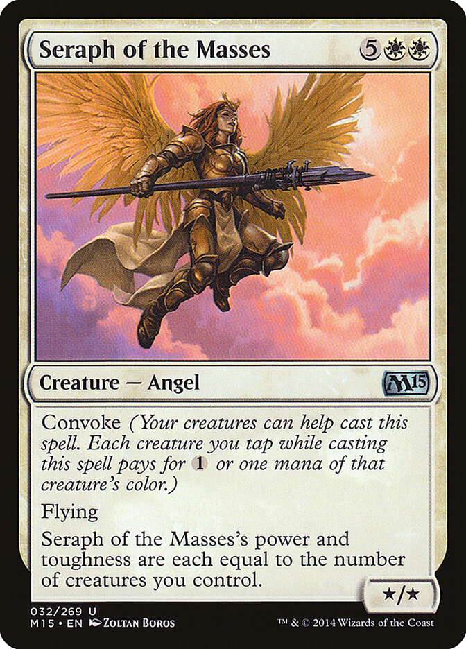 Seraph of the Masses card front