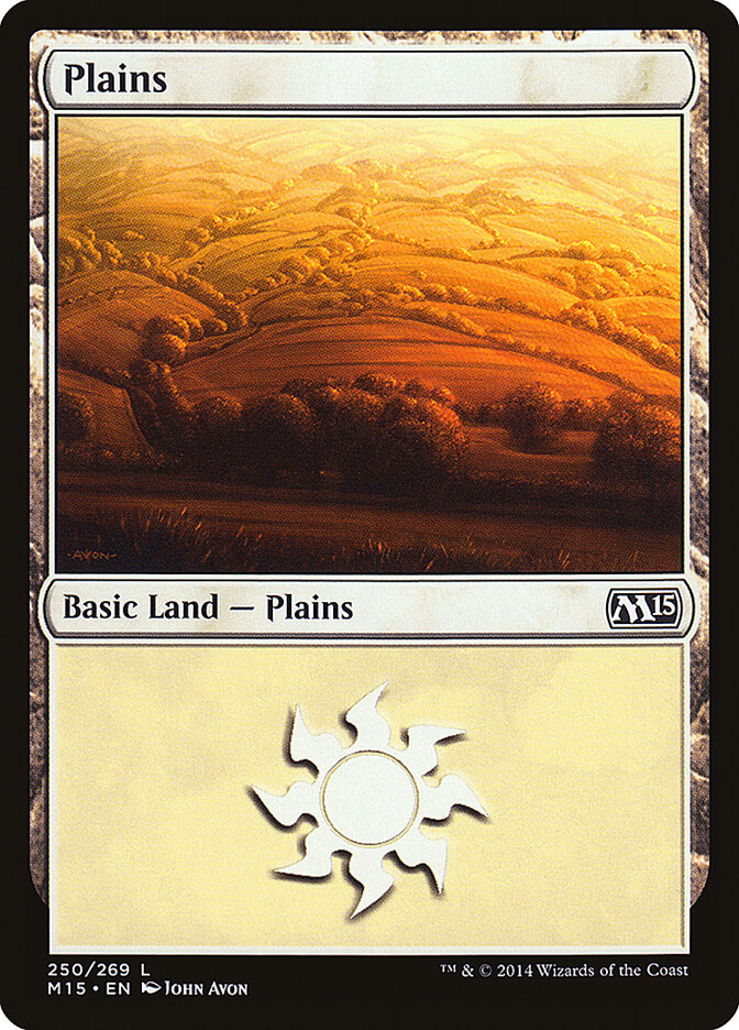 Plains card front