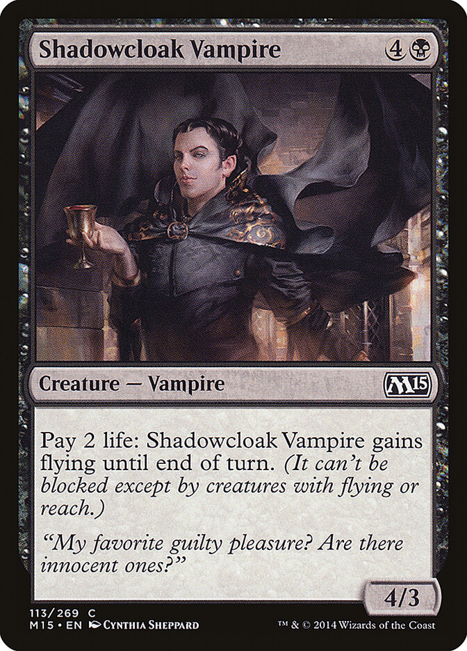 Shadowcloak Vampire card front