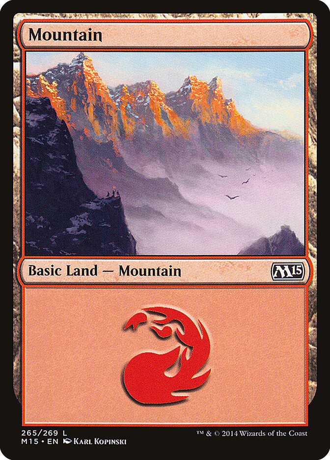 Mountain card front