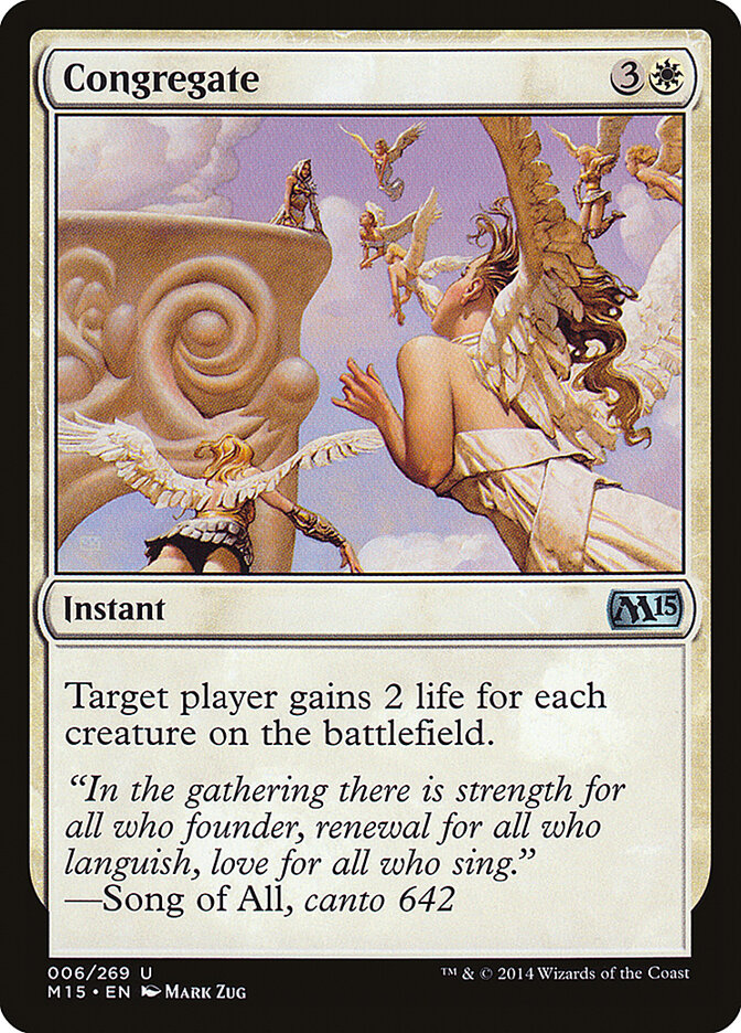 Congregate card front