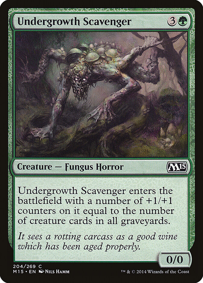 Undergrowth Scavenger card front