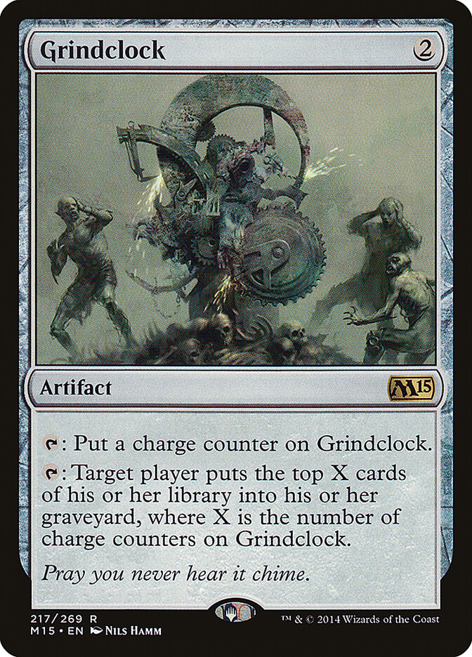 Grindclock card front