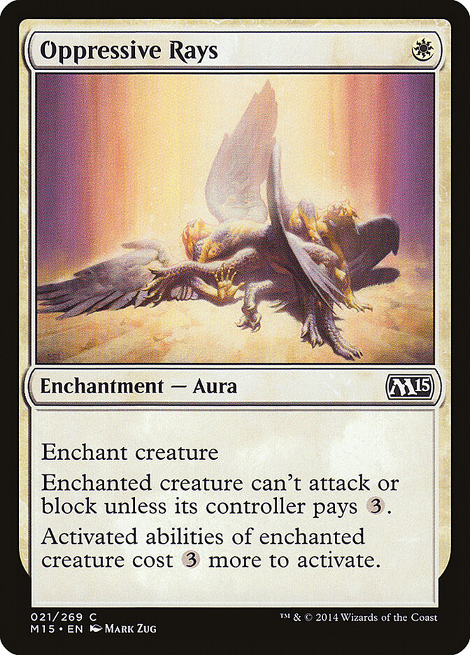 Oppressive Rays card front