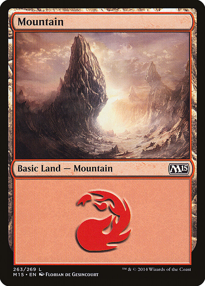 Mountain card front