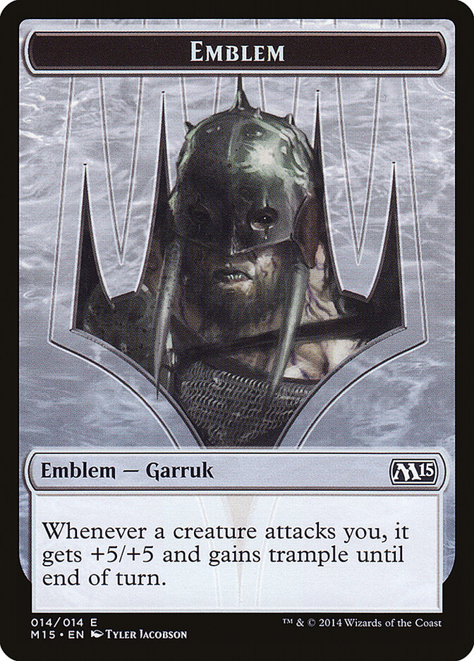 Garruk, Apex Predator Emblem card front