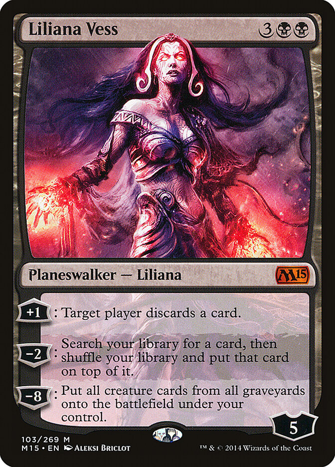 Liliana Vess card front