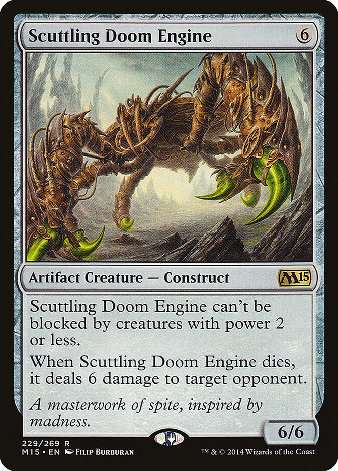 Scuttling Doom Engine card front