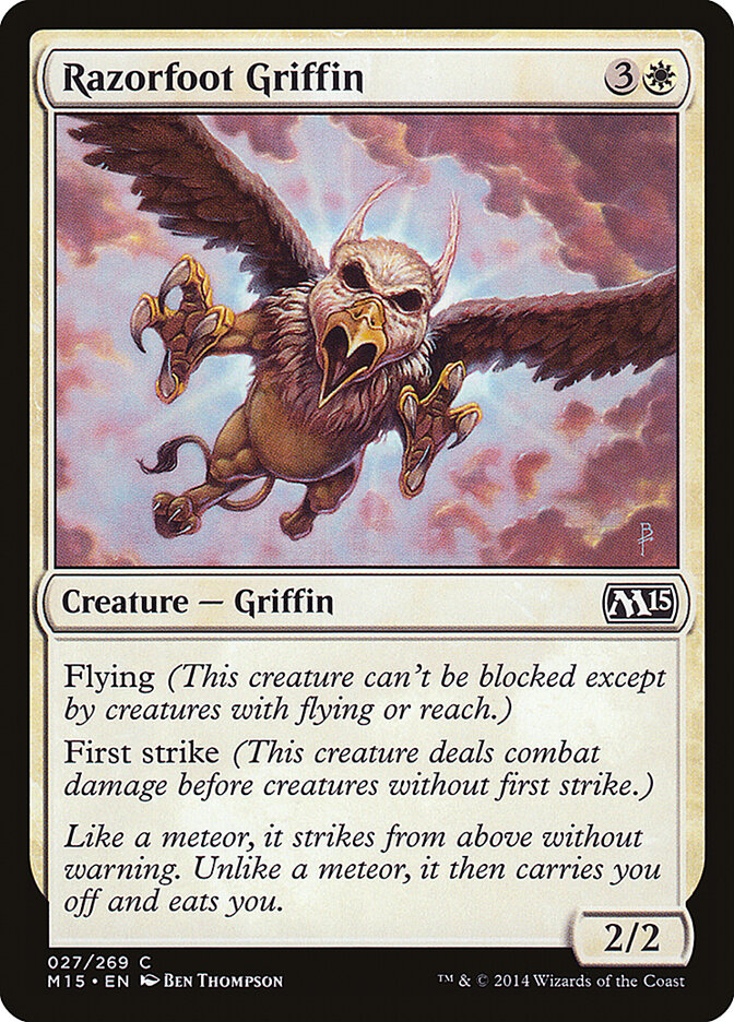 Razorfoot Griffin card front