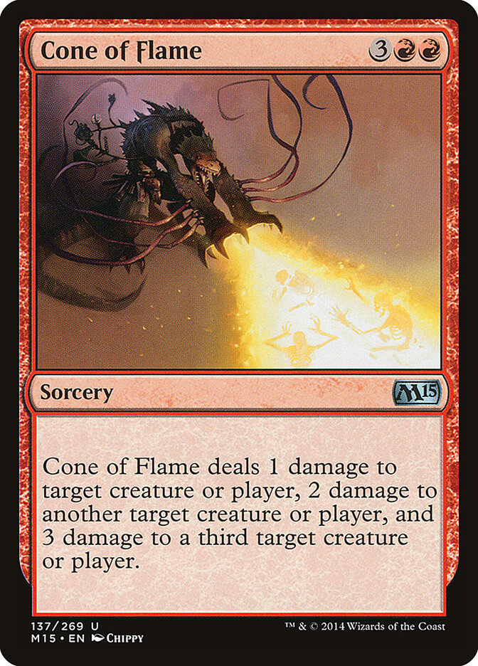 Cone of Flame card front