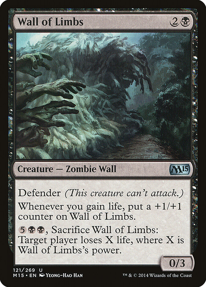 Wall of Limbs card front