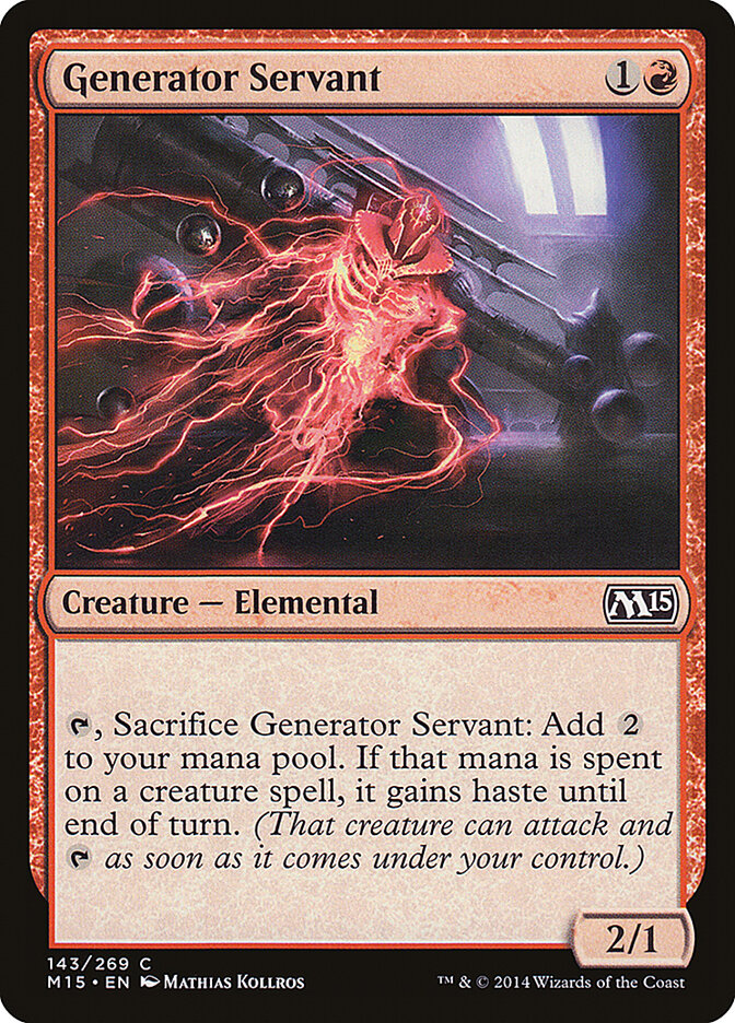 Generator Servant card front