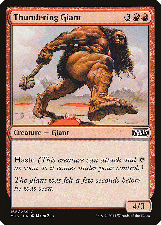 Thundering Giant card front