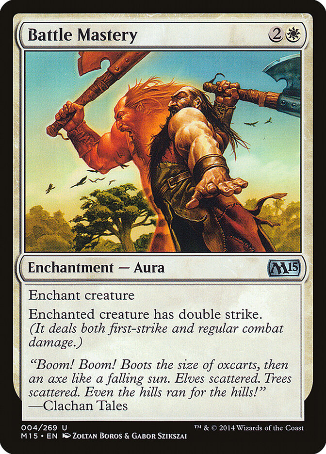 Battle Mastery card front
