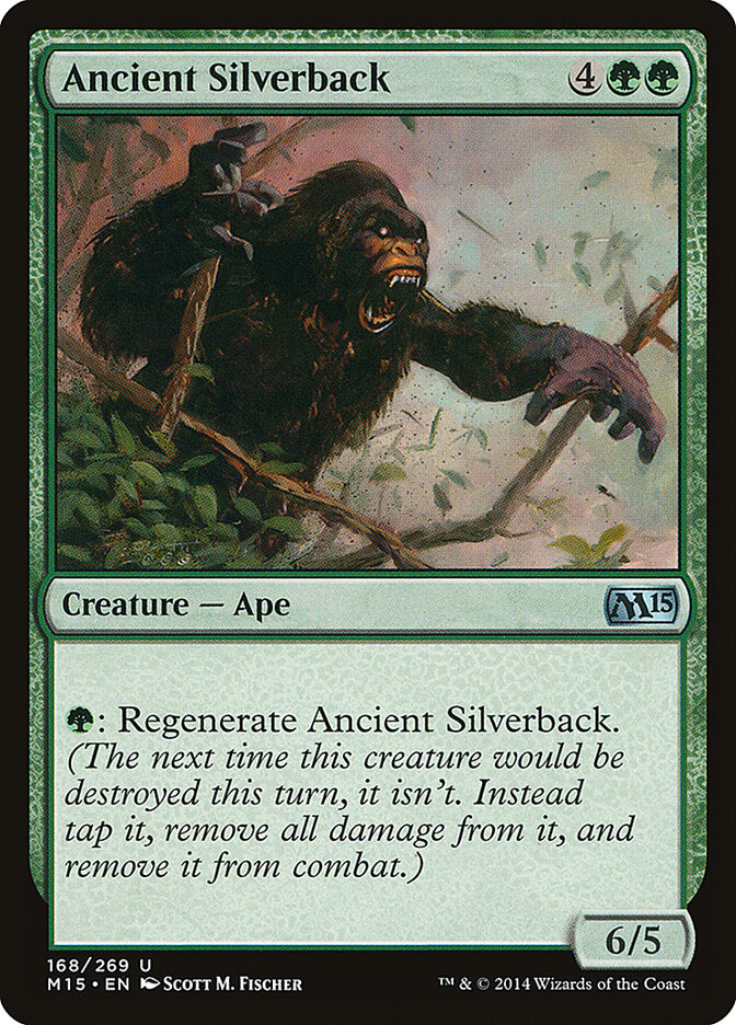 Ancient Silverback card front