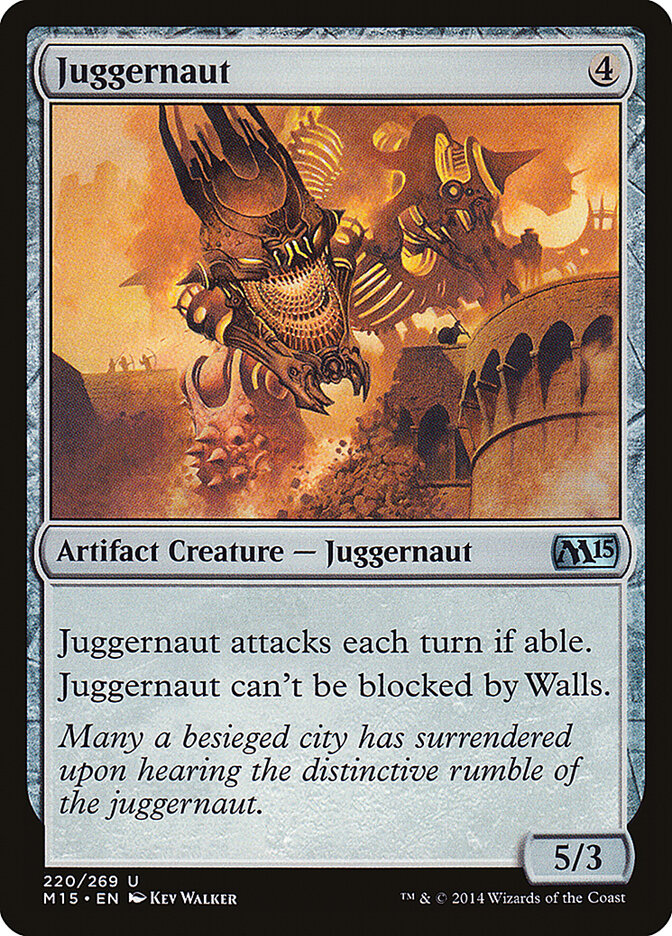Juggernaut card front