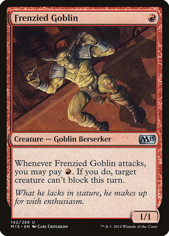 Frenzied Goblin card front