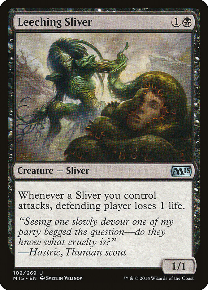 Leeching Sliver card front