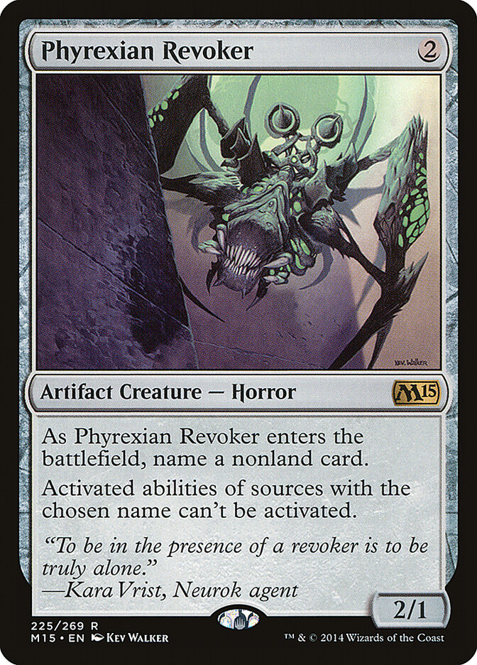 Phyrexian Revoker card front