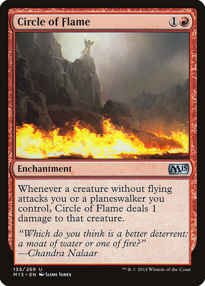 Circle of Flame card front