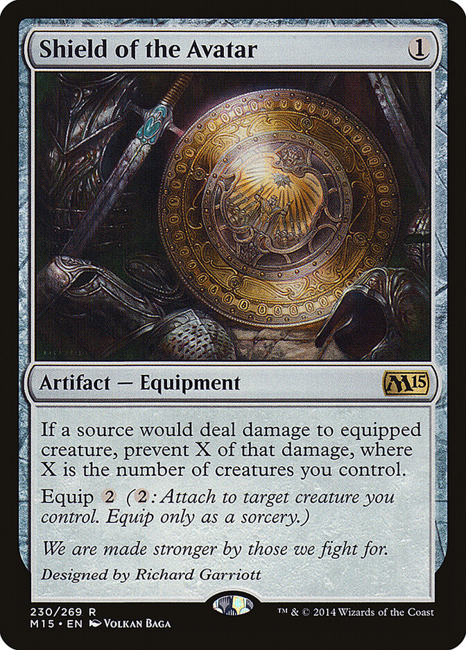 Shield of the Avatar card front