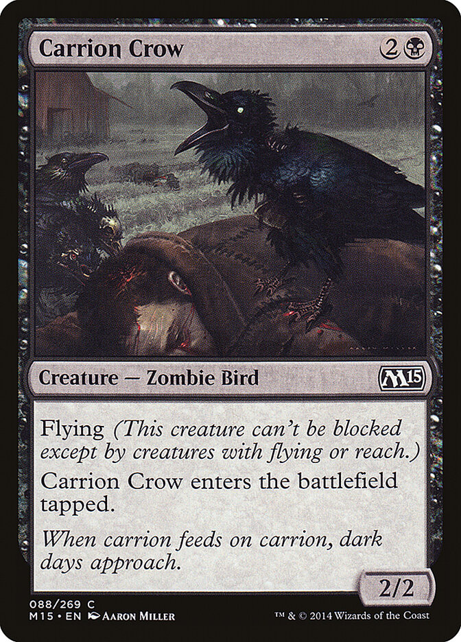 Carrion Crow card front