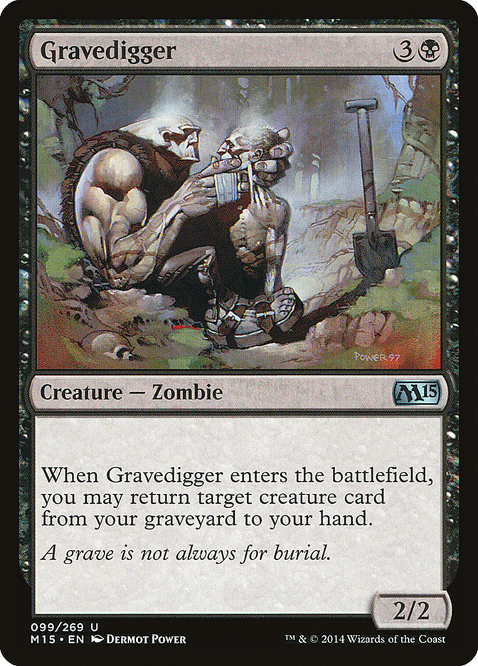 Gravedigger card front