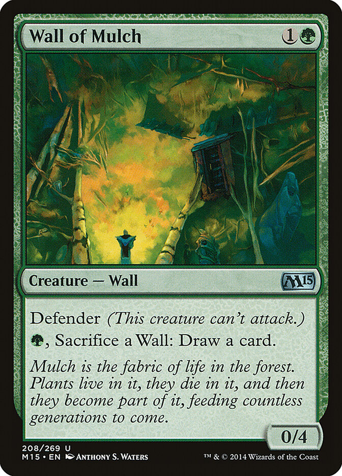 Wall of Mulch card front