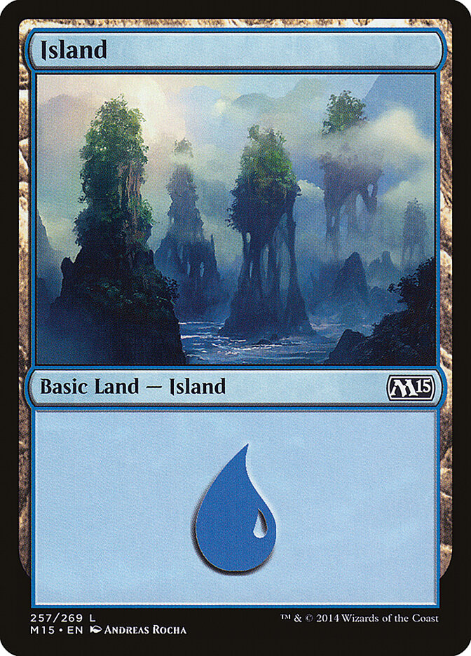 Island card front