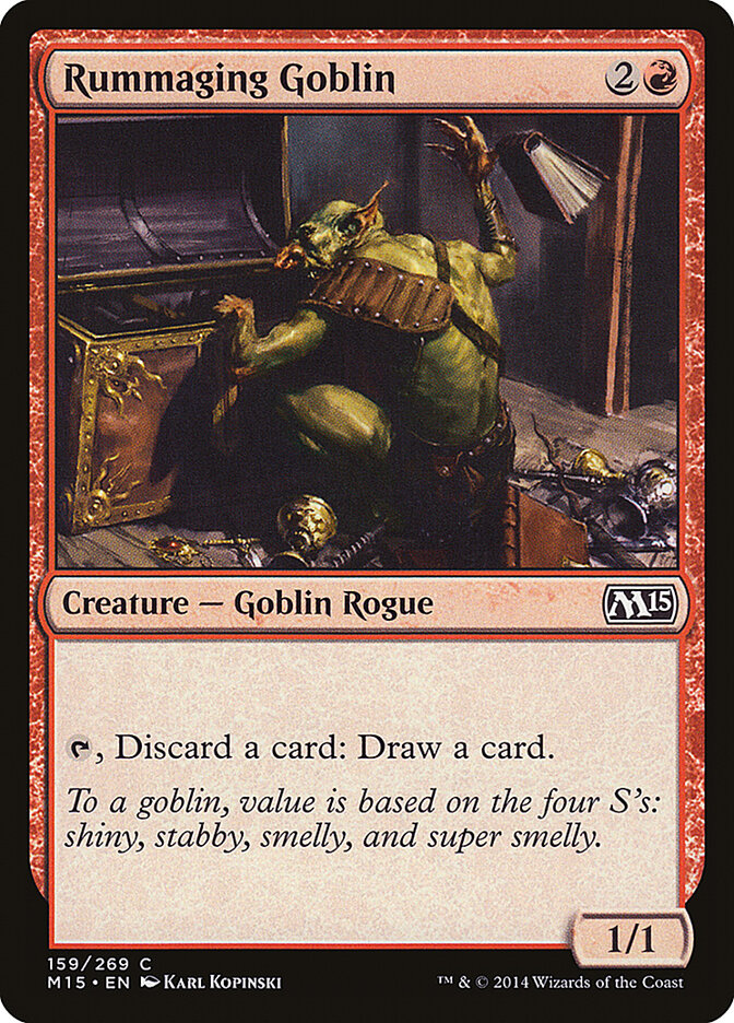 Rummaging Goblin card front