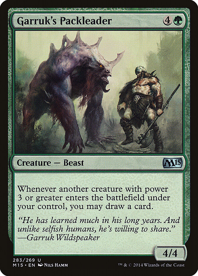 Garruk's Packleader card front