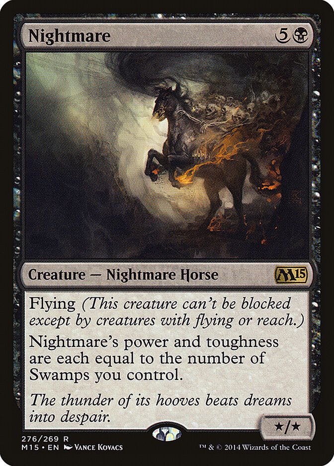 Nightmare card front