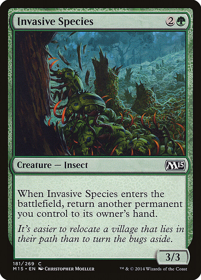 Invasive Species card front
