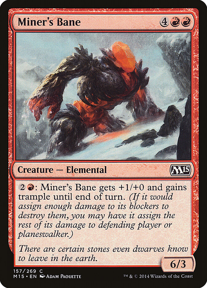 Miner's Bane card front