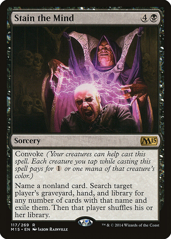 Stain the Mind card front