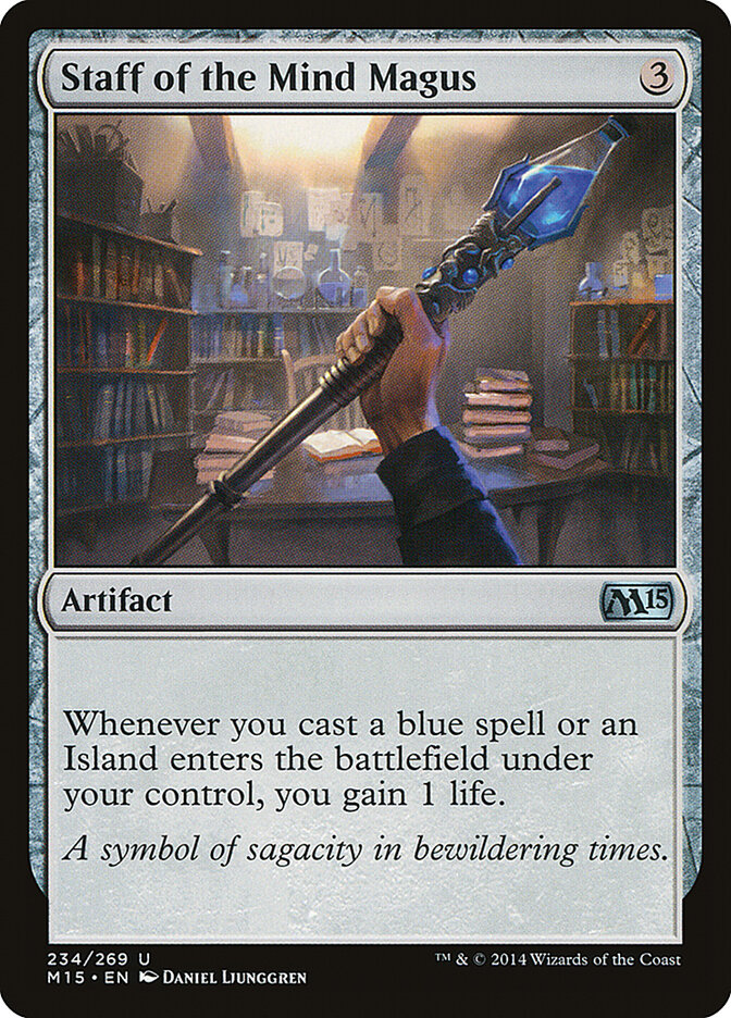 Staff of the Mind Magus card front