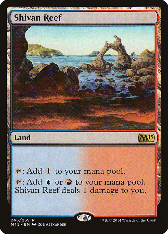 Shivan Reef card front