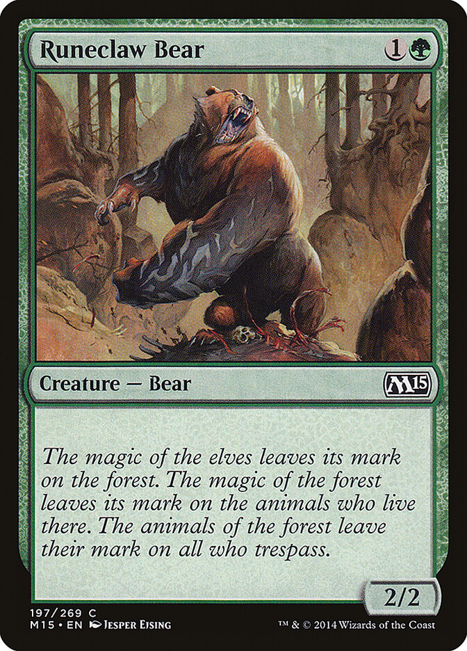 Runeclaw Bear card front