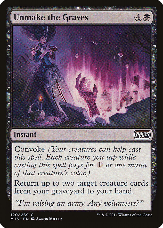 Unmake the Graves card front