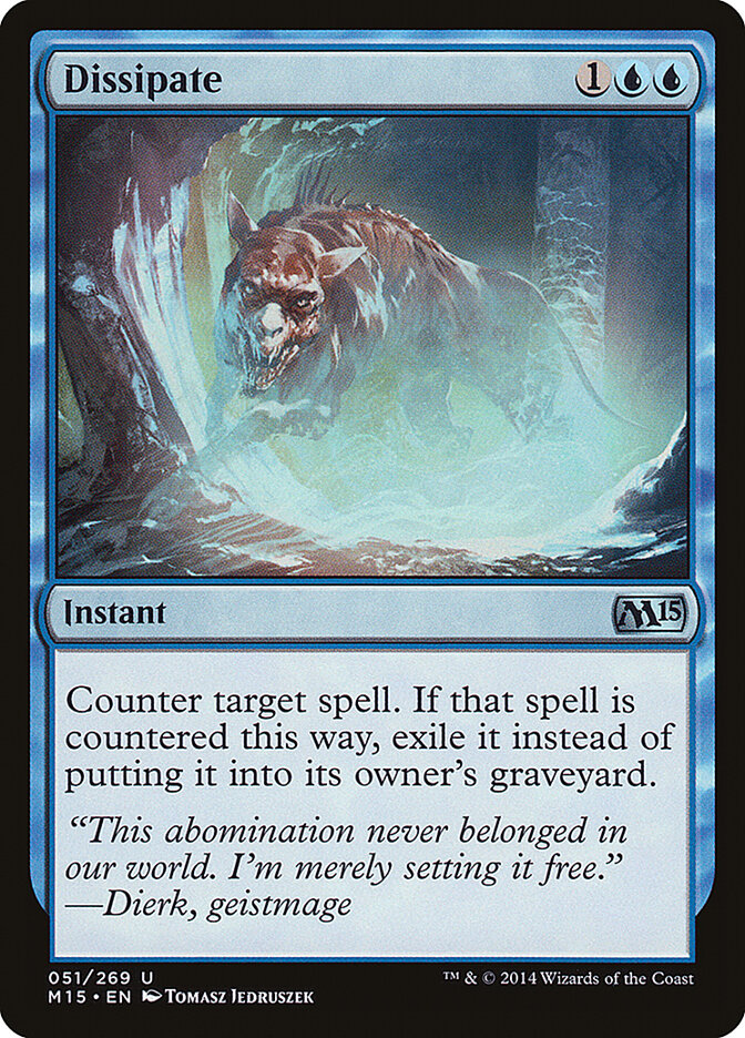 Dissipate card front