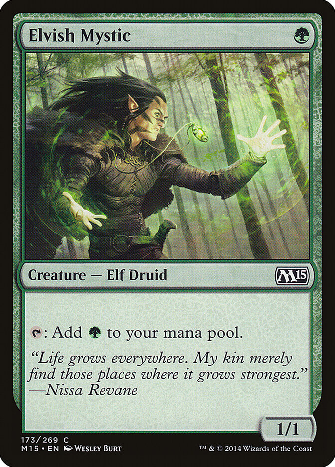 Elvish Mystic card front