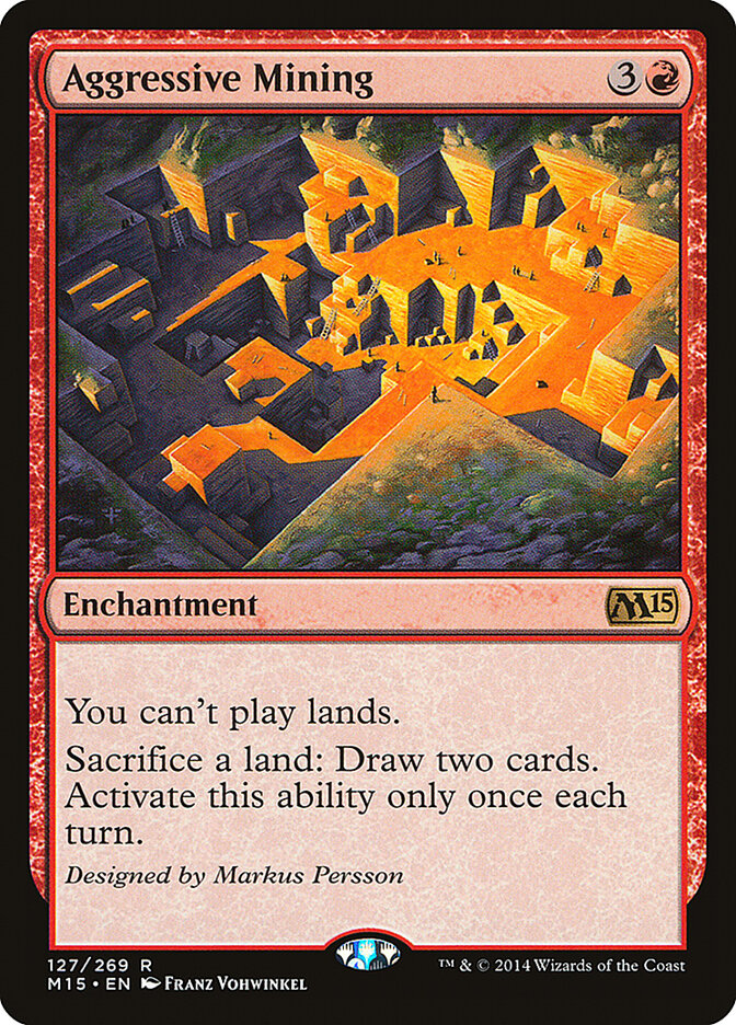 Aggressive Mining card front