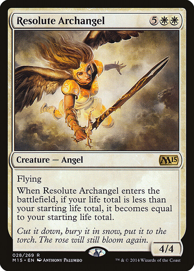 Resolute Archangel card front