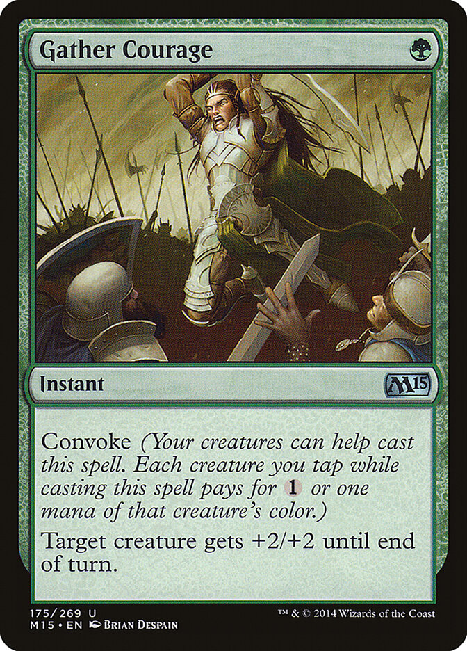 Gather Courage card front