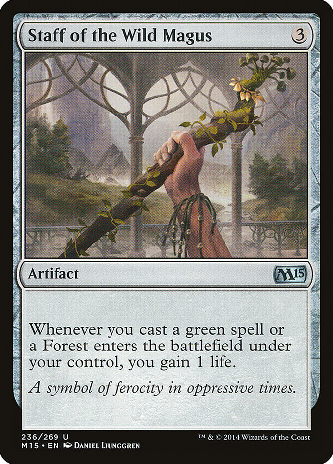 Staff of the Wild Magus card front